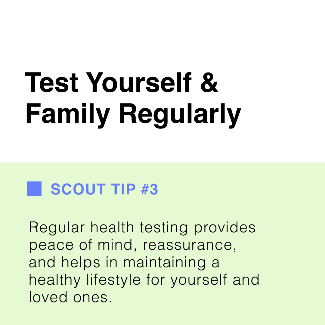 TryOutScout's tweet photo. Here at Scout, we've identified 3 of the easiest tips to stay COVID-free after the pandemic has been declared over.

Visit https://t.co/M0Uh4hctdK to learn about our at-home health testing solution to keep you healthy in a post-pandemic society.

#covid #COVID19 #postpandemic https://t.co/B4O0mGZFjD