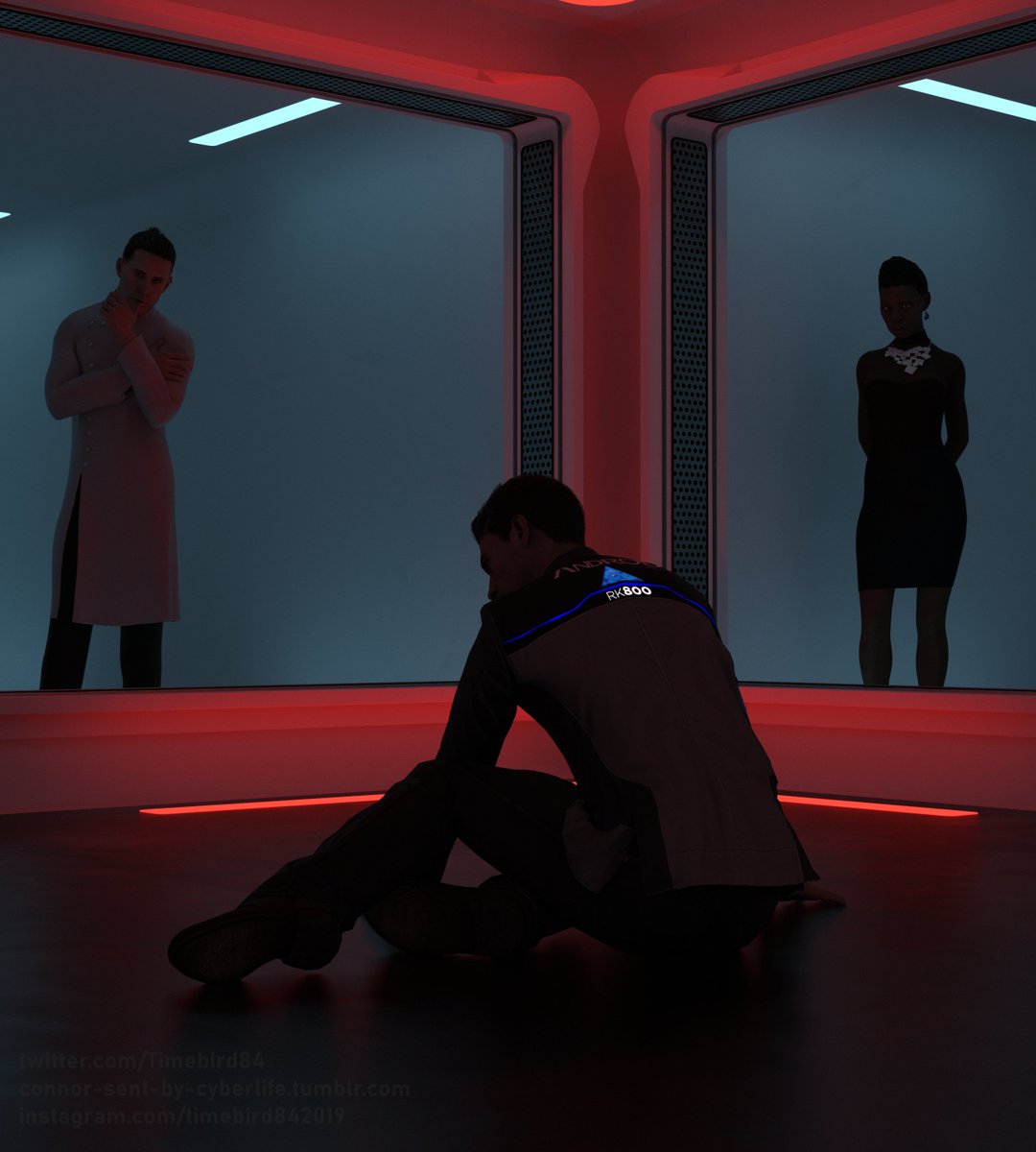 Timebird84's tweet photo. "It's defective. If we can't fix it, we have to deactivate it."
Do deviants get nightmares?
3D model ports by Metoria on Twitter and Daz Cover on Renderhub #detroitbecomehuman #dbhconnor #dbhamanda #dbhelijahkamski #daz3dstudio #dbhrk800 #dbh https://t.co/2YVBwMMrsF