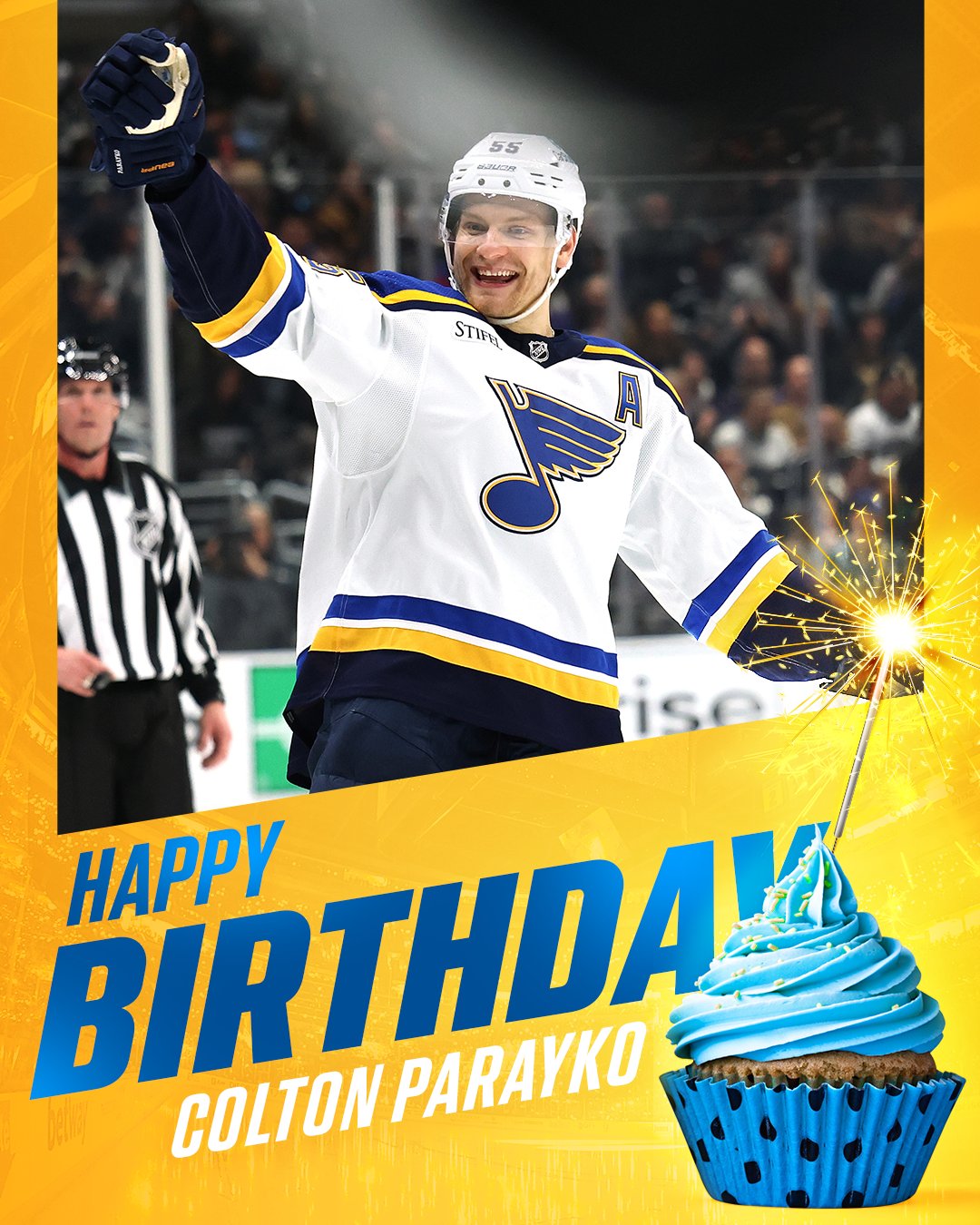 St. Louis Blues on X: Wishing a happy birthday to the tall guy