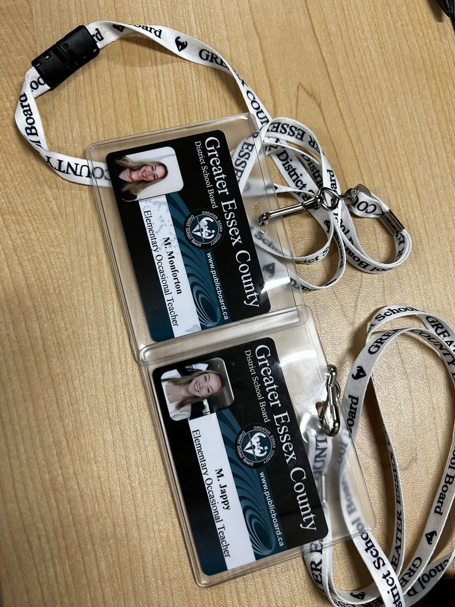 Officially started our careers at the <a href="/gecdsbpro/">GECDSB PR</a> ! Can’t wait to start doing what I have dreamt about since I was little! So excited to meet students, staff and to work in amazing schools ❤️ <a href="/MissMMonforton/">Miss Monforton</a>