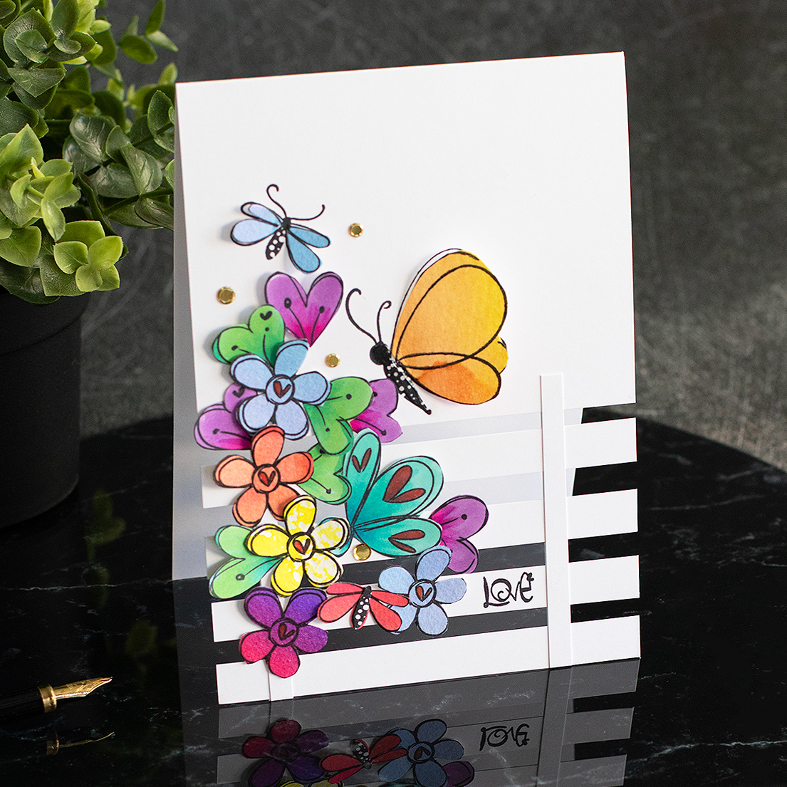 Polka_doodles's tweet photo. Looking for #stamping & #cardmaking inspiration today? Shop our Hearts & Flowers #craftstamps for this look! #creativecardmaking #craftoftheday #cardmakingideas #craftingideas #craft #crafty #handmadecards #flowerstamp https://t.co/xHdHkRSbHo https://t.co/AF2lZ9XmFQ
