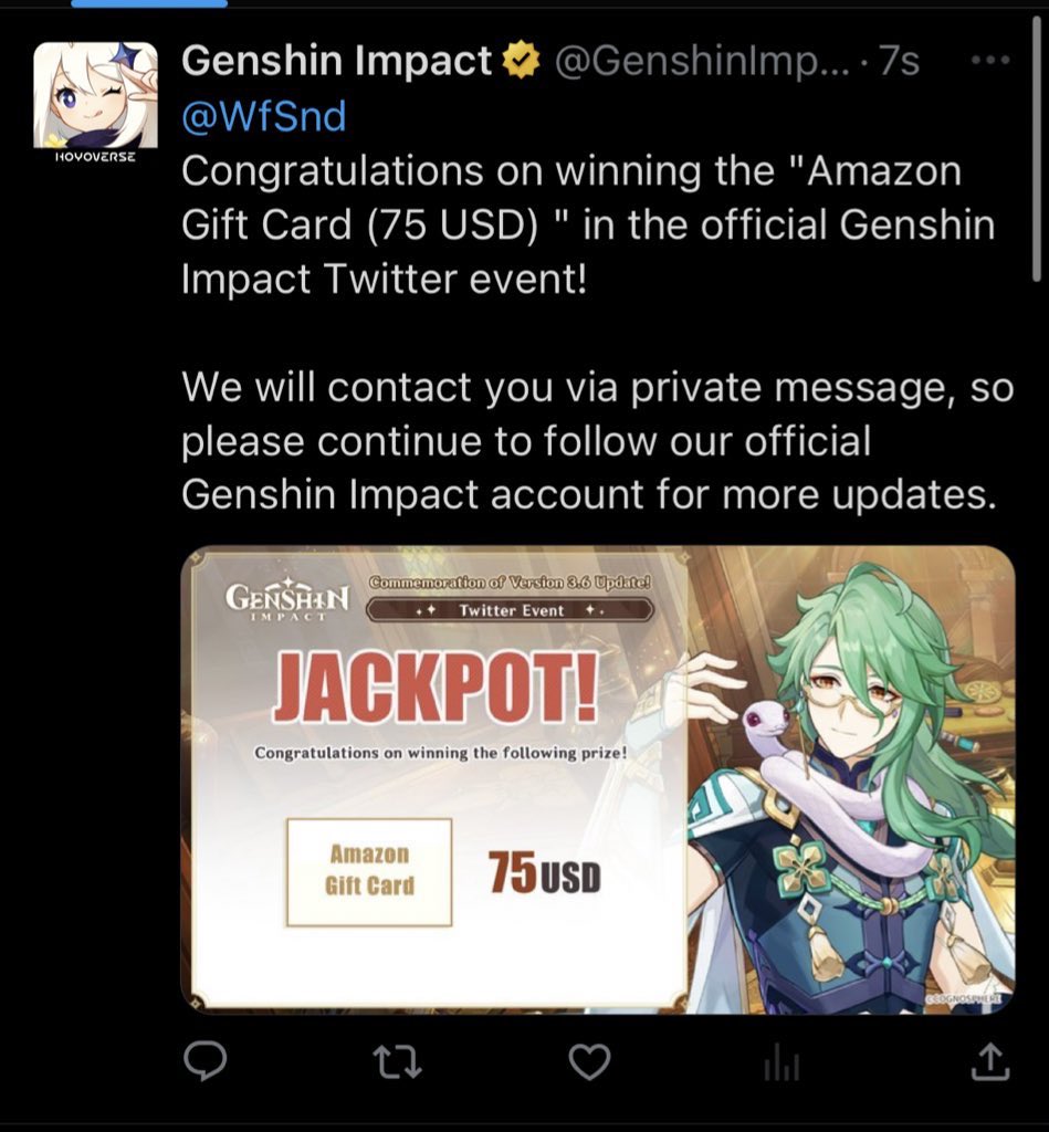 WfSnd's tweet photo. @Chandler_Duck @GenshinImpact I won the last event https://t.co/eBZEKz01Y7
