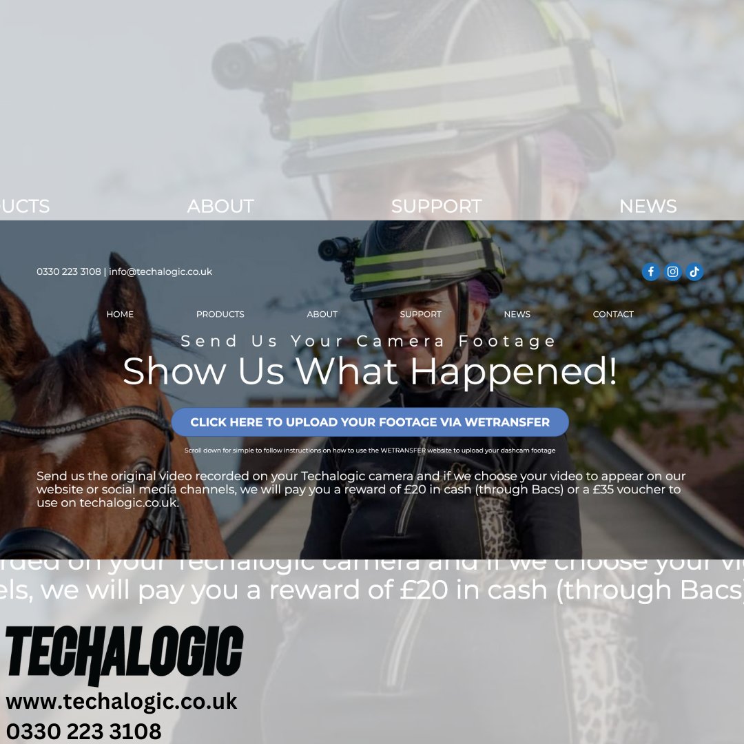 Techalogic's tweet image. Send us your camera footage.... and if we use it on our social media platforms you will receive £20 cash or £35 to spend on our online store!!! 😱
techalogic.co.uk/submit-camera-…
#cashback #footage #helmetcamera #equestrian #horse #horsesofinstagram #horses #equestrianlife
