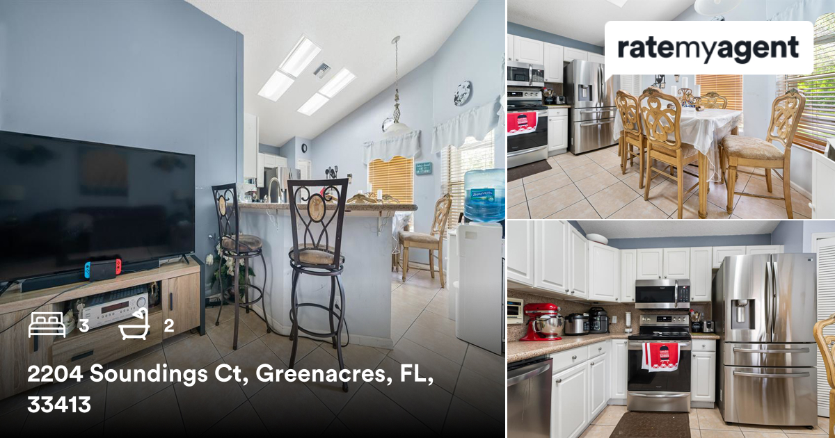realmendontdive's tweet photo. 🛌 3 🛀 2
📍 2204 Soundings Ct, Greenacres, FL, 33413

My latest listing on #RateMyAgent.
 3337641
https://t.co/G98UatOhv9

...
#ratemyagent #realestate #Realty_ONE_Group_Innovation__West_Palm_Beach https://t.co/sXLdFQpoXj