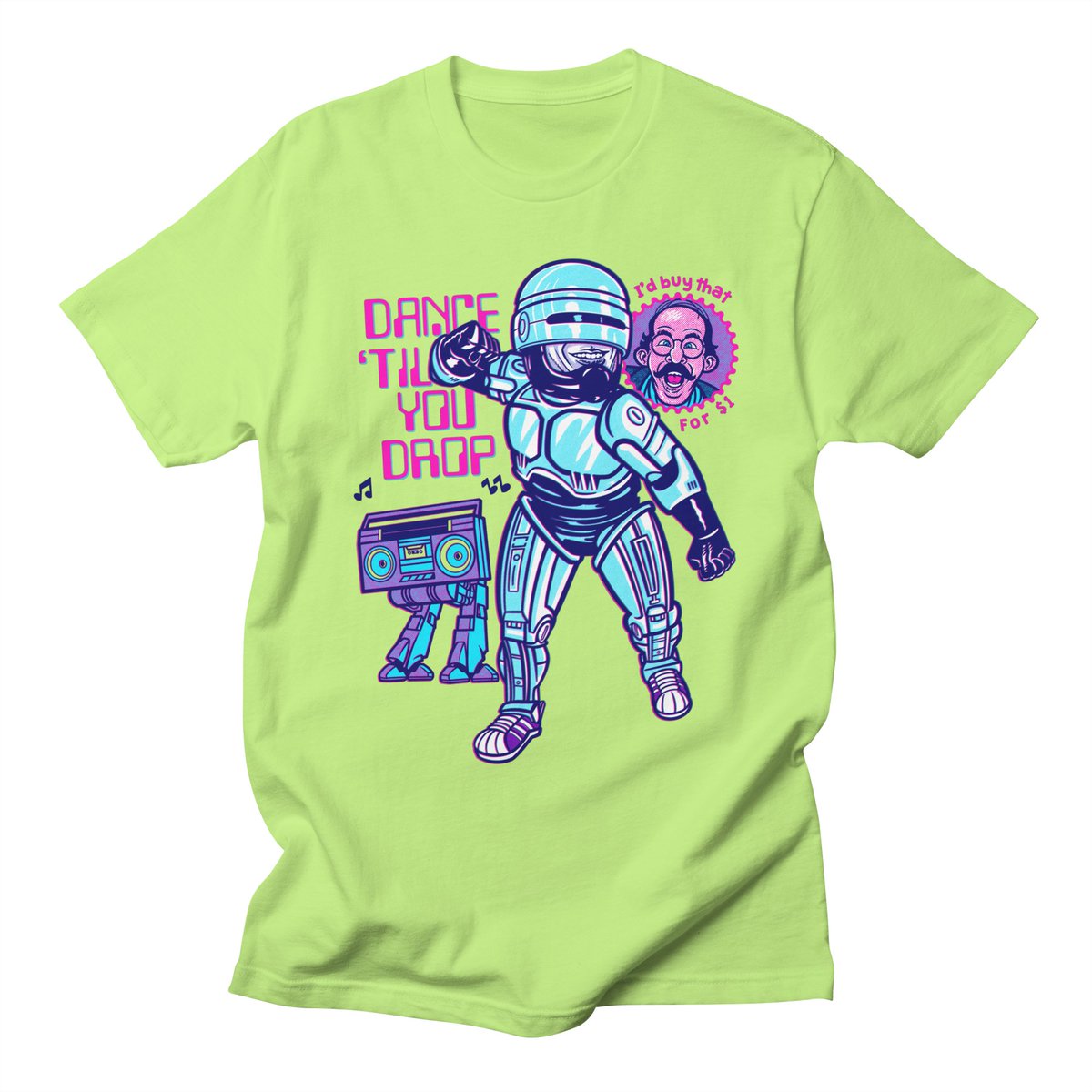 gimetzco's tweet image. today at 5pm central, this shirt (&amp;amp; everything else in my threadless shop) goes on sale! gimetzco.threadless.com/designs/i-like… #robocop #hiphop #shelltoes