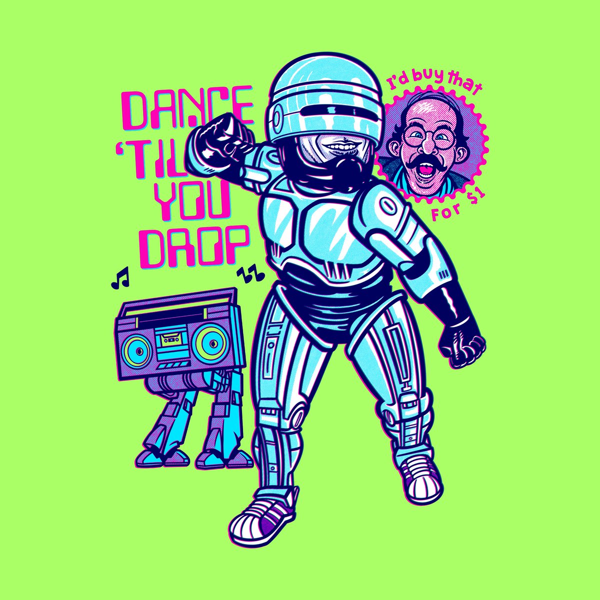gimetzco's tweet image. today at 5pm central, this shirt (&amp;amp; everything else in my threadless shop) goes on sale! gimetzco.threadless.com/designs/i-like… #robocop #hiphop #shelltoes