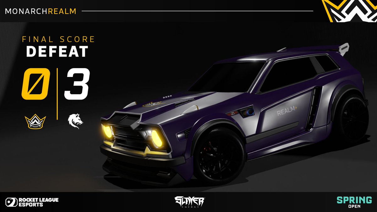 MonarchRealm's tweet image. Unfortunately that brings our #SpringOpen run to an end😭

GGs @Fusion_RL_ 

Until next time🫡

#ForTheRealm⚔️ | #RocketLeague