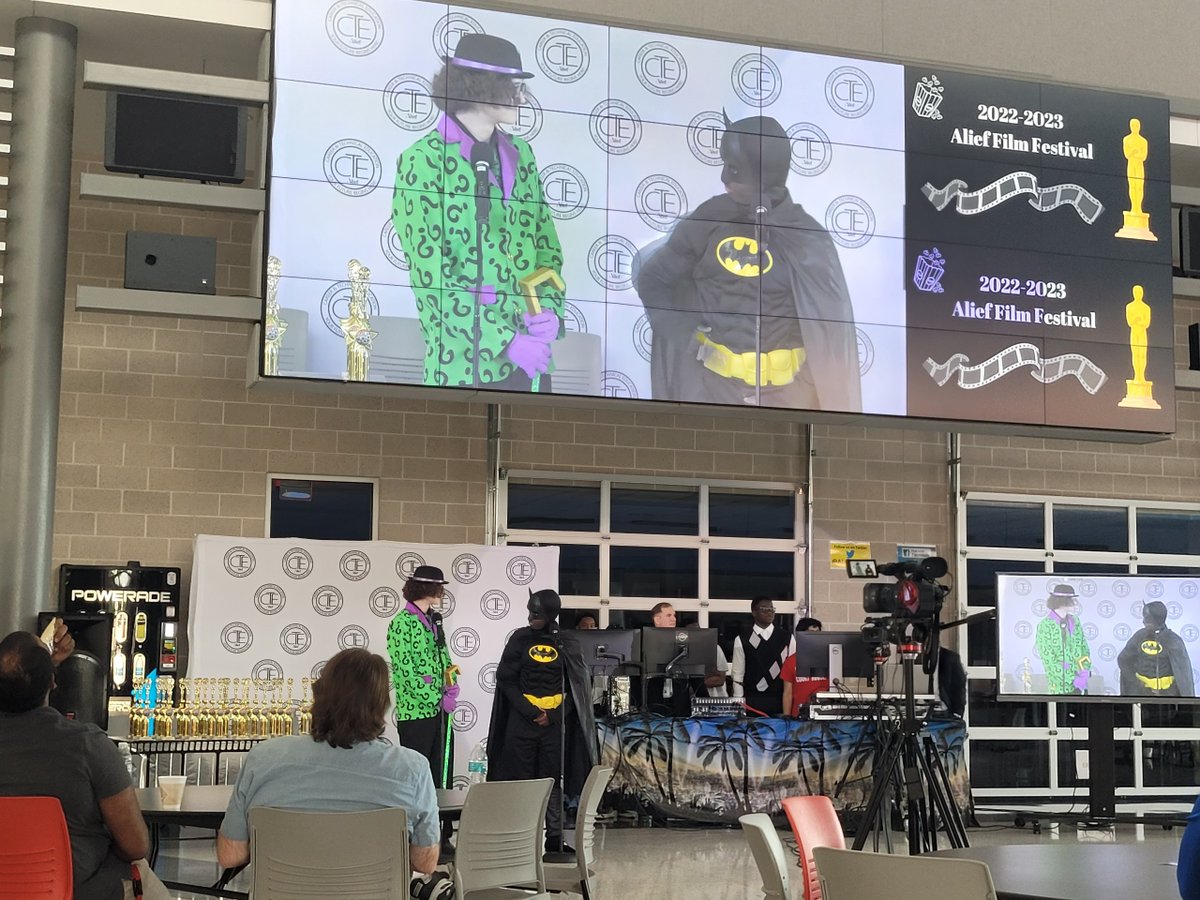 Alief_Career's tweet photo. Last nightβs Film Festival by Mr. Goetsch & his students was a great success. Thank you to @BeeBusyInc for sponsoring the event! @AliefISD @AliefCTE Alief Independent School District @AliefHastingsHS @ATaylorHS @ElsikHighSchool @AliefKerr #ChooseAlief #ACACOneTeam https://t.co/hBRrYl1PlW