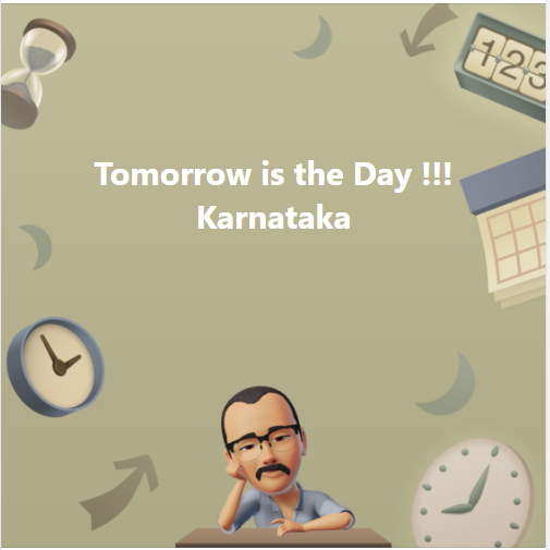 aapbtmblr's tweet photo. Tomorrow is the Day !!!
Karnataka https://t.co/F0HnLEspgH
