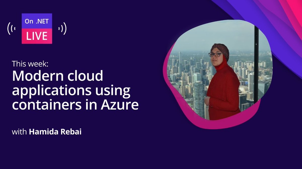MSAzureDev's tweet image. On today's #OnDotNET Live session replay, we discuss building apps using #dotNET, containers, app migration and modernization, and building cloud-native applications. 🎥 msft.it/6010gpowj