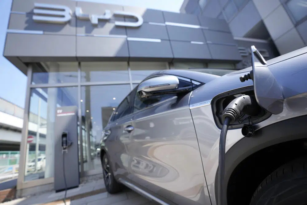 TaifangTech's tweet photo. Car makers in China are drawing attention! A recent @AP article highlights Taifang customer BYD Auto’s #ElectricVehicles, citing their competitive pricing &amp; overseas appeal. Taifang's #ElasticWave #TouchSensing technology is expected soon in BYD vehicles. https://t.co/oTieOJSZ0R https://t.co/Rfh0atrnRQ