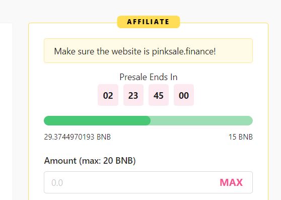 SoftCap 15 BNB Reach, Grab your bag, we will go to the Moon 🚀🚀🚀

☄️ Fairlaunch : pinksale.finance/launchpad/0x09…