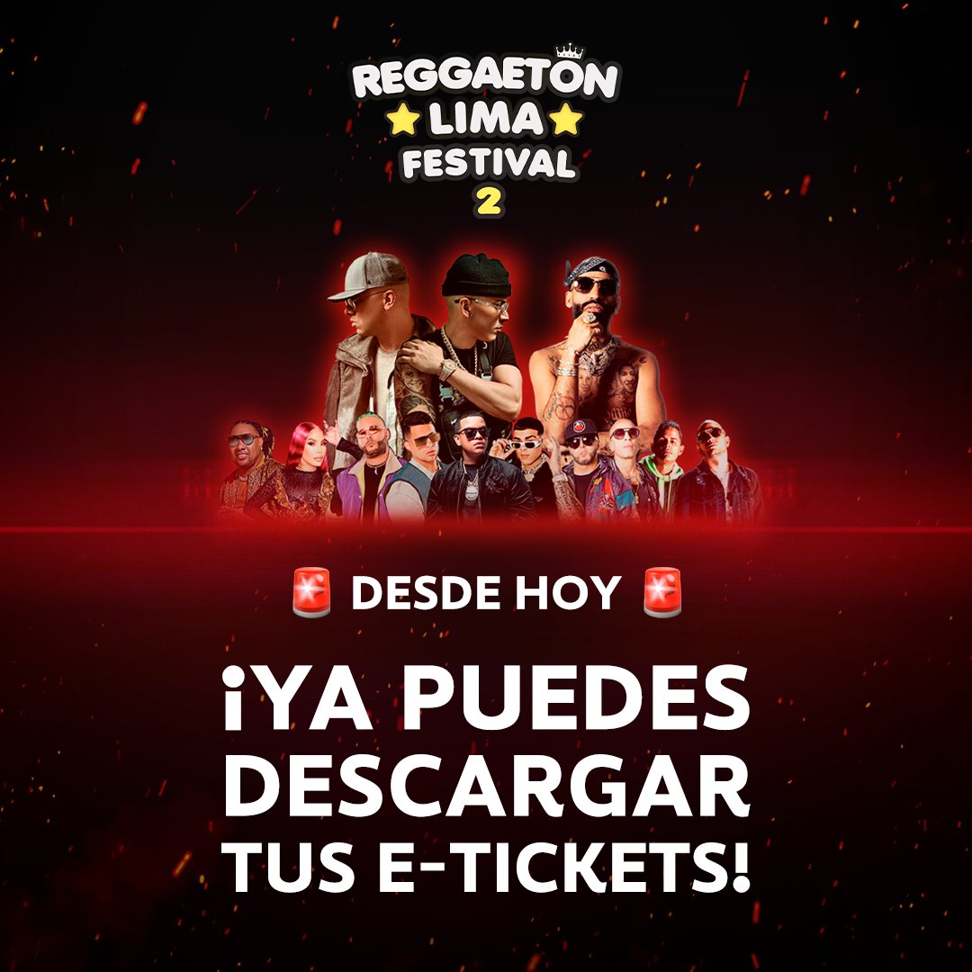 Teleticket on Twitter "¡A una semana del Reggaetón Lima Festival! 💥🎉