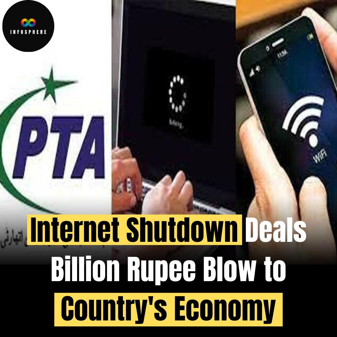 infosphers's tweet image. According to a spokesperson for the telecom industry, the sector has suffered a loss of Rs. 2.46 billion in just three days. According to the All Pakistan Software Export Association, the IT sector has suffered a loss of Rs. 10 billion

#pta #pakistan #softwareexport #internet