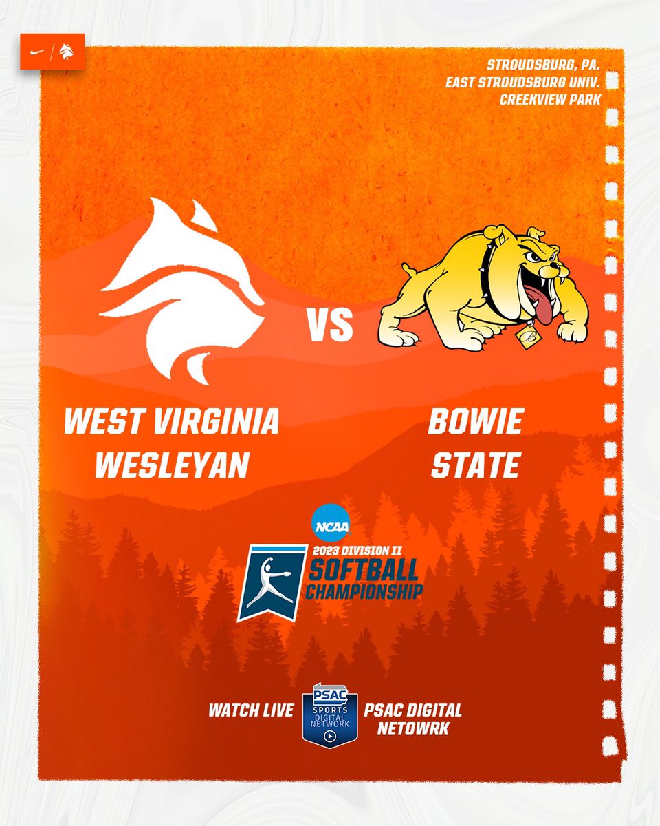 WVWCSoftball's tweet photo. 𝐃𝐀𝐘 2 𝐀𝐓 𝐓𝐇𝐄 𝐍𝐂𝐀𝐀 𝐓𝐎𝐔𝐑𝐍𝐀𝐌𝐄𝐍𝐓 𝐈𝐒 𝐋𝐈𝐕𝐄!

📹 https://t.co/qfp1LjhPzV  
📊 https://t.co/I8st6Q2EUs https://t.co/4f9TPiuhTj