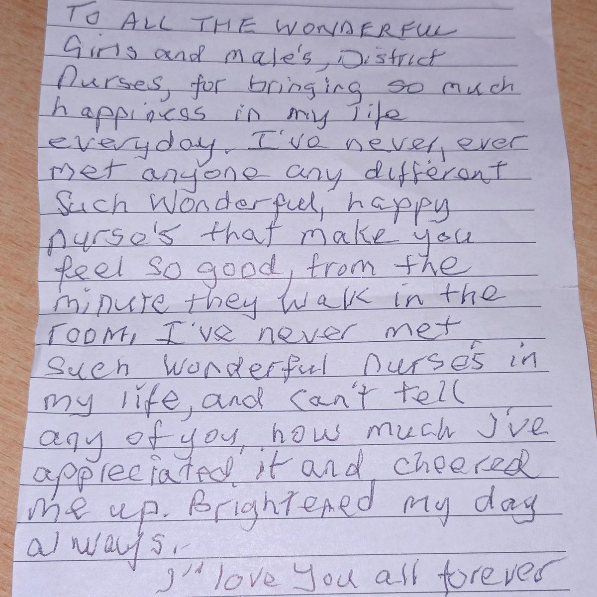 What fantastic feedback to receive on #internationalnursesday23 Well done PCN ABC! Nurses do brighten our days! @mpftnhs