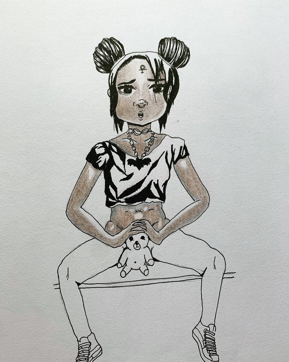 Psmokingangel's tweet photo. Girl version of me
#emo #egitl #art #drawing https://t.co/bali65TJBA