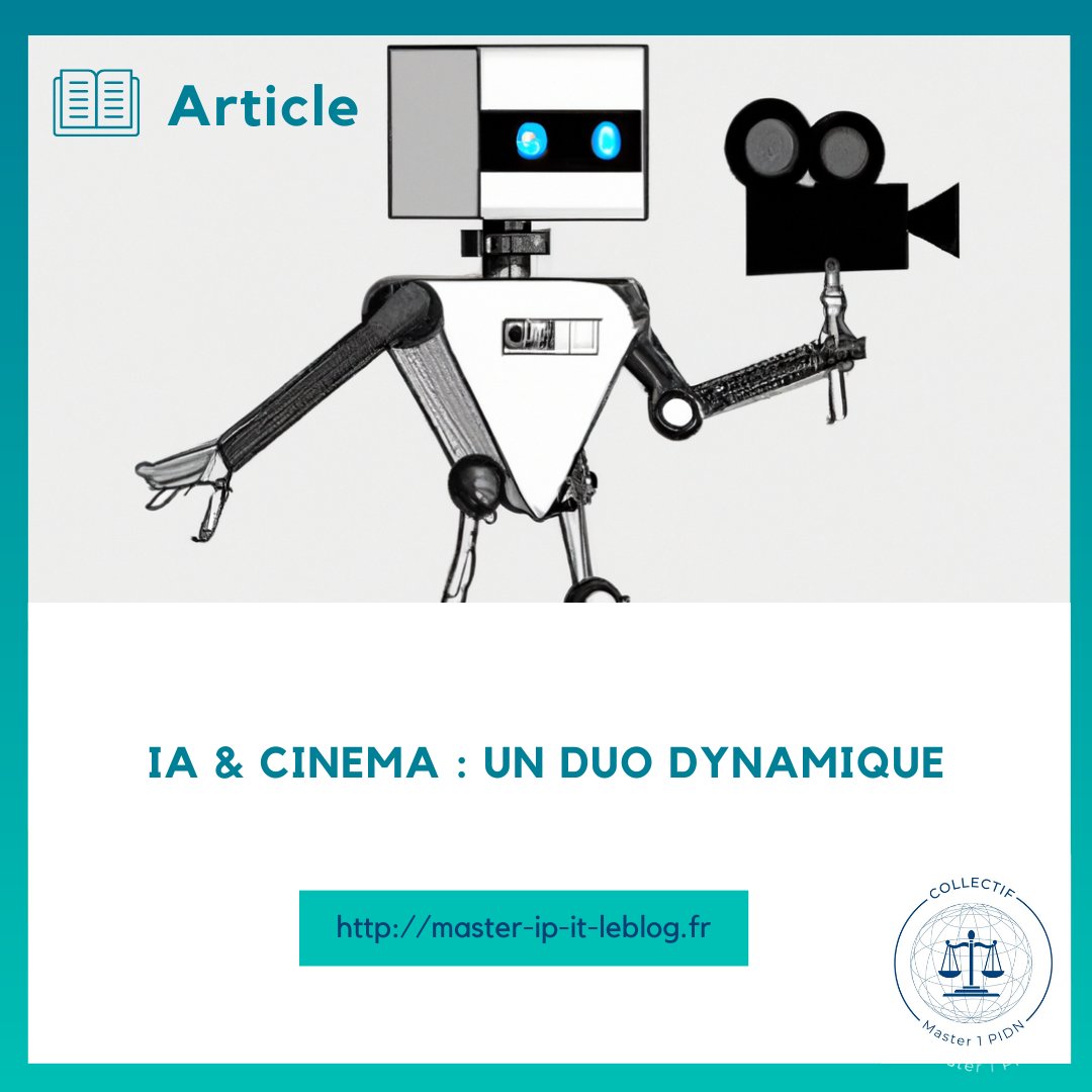 Master1_PIDN's tweet photo. 📽️ L’article de Esther Pelosse est désormais disponible sur notre blog (lien en bio).

N’hésitez pas à le découvrir et nous faire un retour !

Le Collectif 🌷 

#IPIT #IPITfamily #M1PIDN #CollectifIPIT #IP #IT #cinema #IA #AI https://t.co/DhnUENsUUS