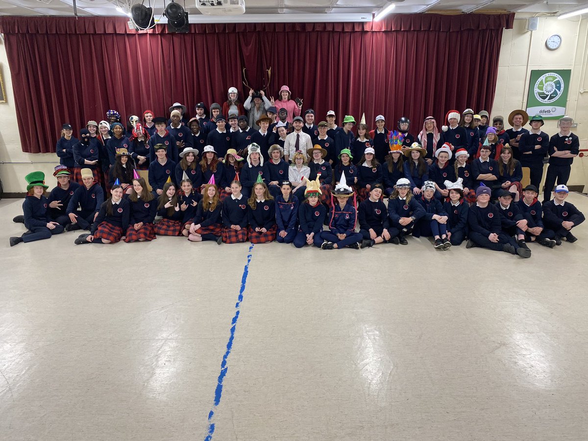 Skerries_CC's tweet photo. Creative schools week concluded with #CrazyHatDay ! Congratulations to all of our staff and students on all of the amazing creativity this week! #creativeschoolsweek #amazingcreativity #funtimes #everyonecancreate @CreativeIreland @ddletb @DDLETBColleges https://t.co/baHkolVlV3