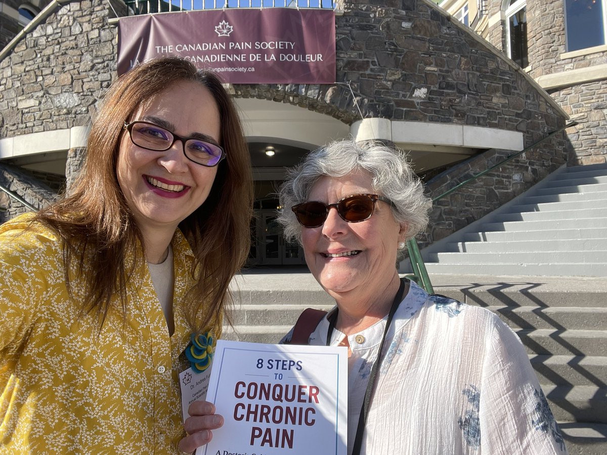 Andrea D. Furlan MD PhD PM&R (@adfurlan) on Twitter photo Thank you Dr. Fitzcharles for doing the accreditation of this conference for physicians specialists!
What a great honour to sign a copy of my book for Dr. Mary-Ann Fitzcharles at #CanadianPain23 in #Banff 🇨🇦
She is a pioneer in pain and rheumatology <a href="/mcgillpainunit/">Alan Edwards Pain Management Unit</a> Thank you Dr. Fitzcharles for doing the accreditation of this conference for physicians specialists!
What a great honour to sign a copy of my book for Dr. Mary-Ann Fitzcharles at #CanadianPain23 in #Banff 🇨🇦
She is a pioneer in pain and rheumatology <a href="/mcgillpainunit/">Alan Edwards Pain Management Unit</a>