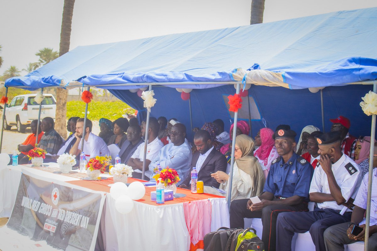 GambiaRedCross's tweet photo. Highlights of Sea Rescue Project launch in commemoration of #WRCD2023, 8th May.
Last Monday, we celebrated #WRCD and honor the spirit of volunteerism & humanitarianism.
We thank all our volunteers, staff, partners, and media for joining us in commemorating this day. https://t.co/DTaMKZMNbU