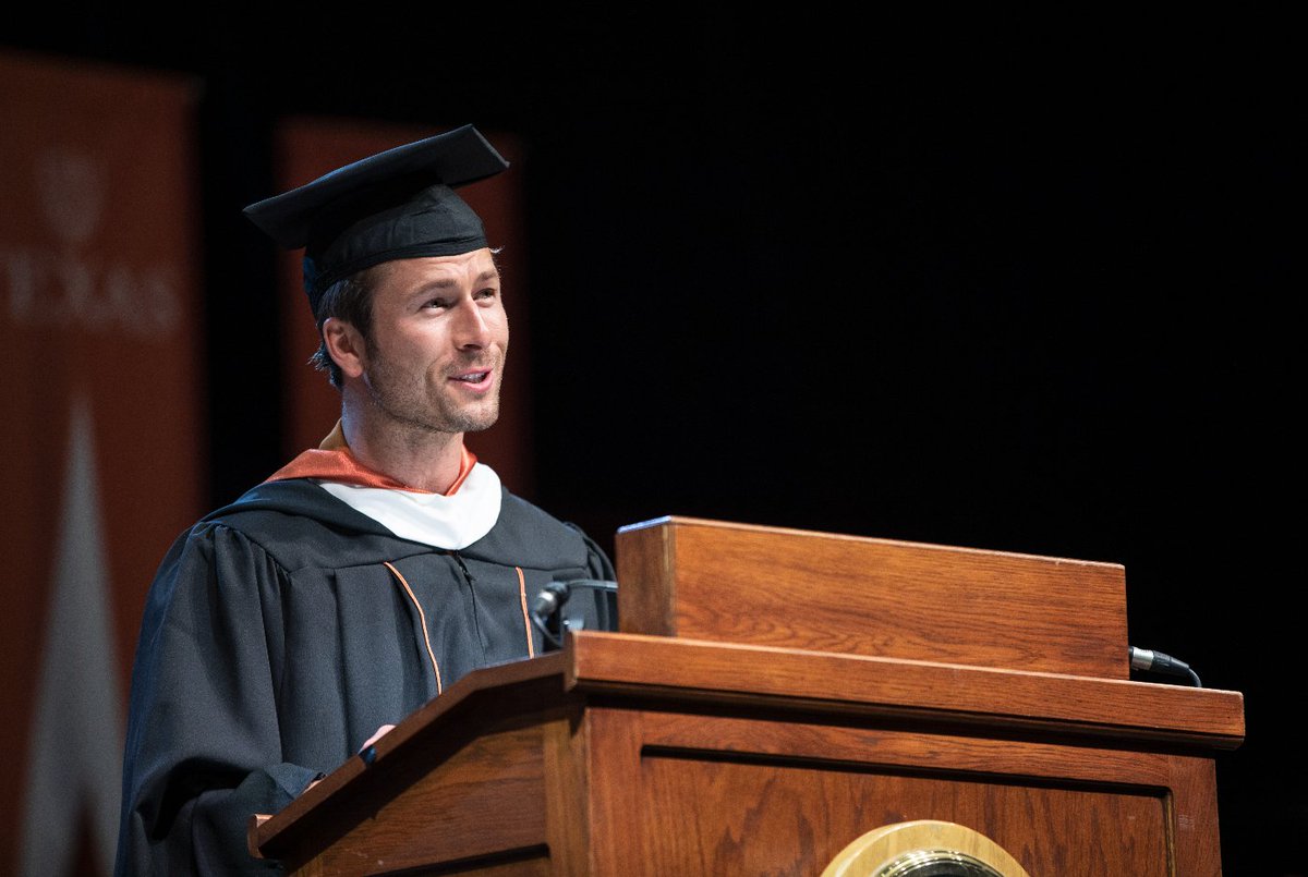 We are still thinking about graduation! Thank you <a href="/glenpowell/">Glen Powell</a> for the inspiring keynote address at the 2023 #TEXASMoody Graduation! You brought humor, humility and great advice.

Check out Glen’s full speech here:
moody.utexas.edu/2023graduation