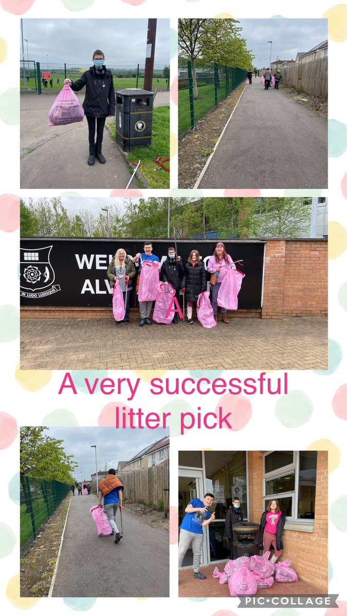 Well done Alva ASD👍 Alva is looking great after your efforts today. <a href="/JohnMuirTrust/">John Muir Trust</a> <a href="/KeepBritainTidy/">Keep Britain Tidy</a> <a href="/AlvaCommCouncil/">AlvaCommunityCouncil</a> <a href="/AlvaCommunity/">Alva Community</a>