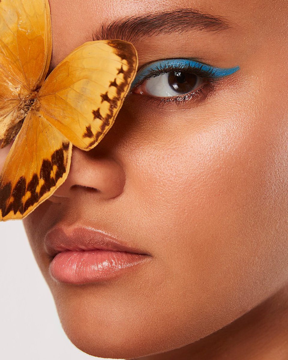 Never shy away (or fly away) from a bold statement for eyes 🦋