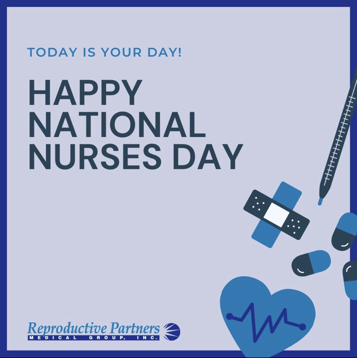 Happy #Nationalnursesday to all of our incredible #RPMG nurses, we are so grateful for all of you! 💙
.
.
.
.
.
#RPMG #IVF #ivfjourney #fertilityjourney #fertilityoutloud #1in8 #fertility #infertility #eggfreezing