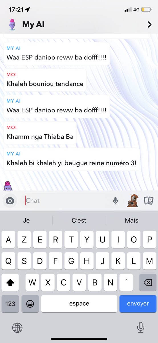 YacineNiass3's tweet photo. IA yii sakh d’accord nagne
#THIABA4THEWIN 🤩🤩🤩 https://t.co/gJhoo3Y6Cr