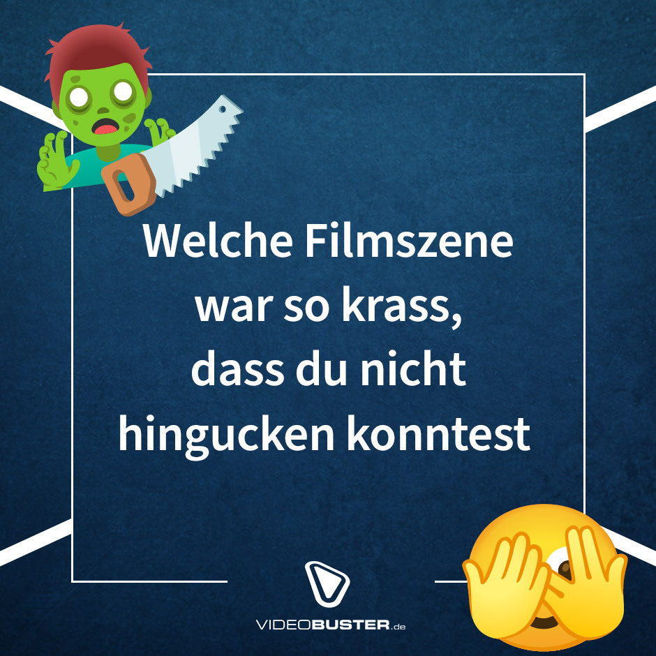 VIDEOBUSTER's tweet photo. Die #FilmFanFrage zum Wochenende:
🍿"Welche #Filmszene war so #krass, dass du nicht #hingucken konntest?"🫣💬
(Aktuell angesagte #Horrorfilme in Deutschlands #Heimkinos:▶️ https://t.co/qxeR3WadBI) https://t.co/zMH4PmVr8v