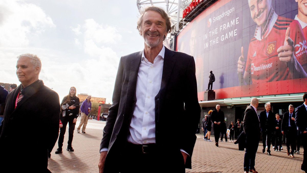 UtdPlug's tweet photo. 🚨💰 MAJOR BREAKING NEWS! 

The Glazers and The Raine Group are now willing to enter final talks with Ratcliffe and his team at Ineos to thrash out the world-record deal. @TimesSport https://t.co/55KRflkNtq