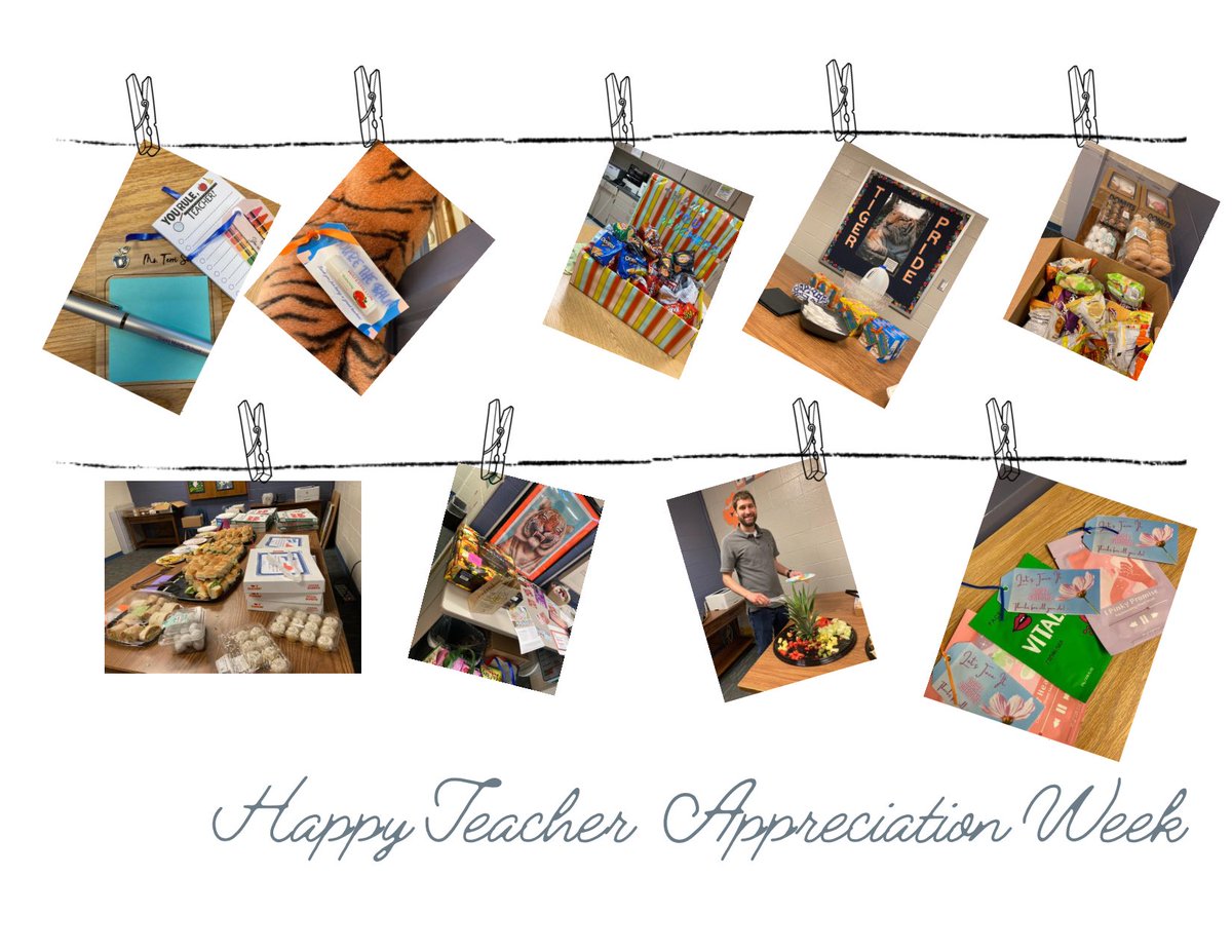 A week of goodies and yummies for our teachers and staff! We really appreciate each of you. #Toano #ToanoIs #WeAreWJCC.