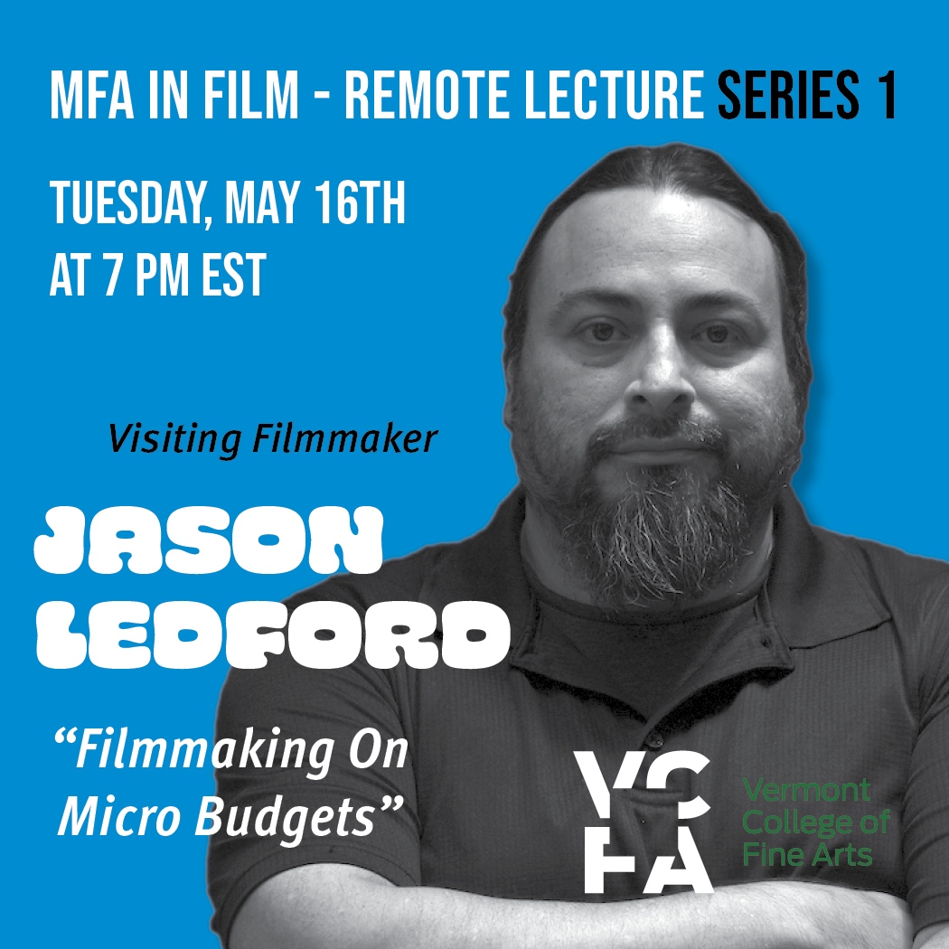 Join us for a talk with Jason Ledford, MFA in Film alumnx ‘21 (fiction). Ledford will discuss the changing landscape of camera and lighting techniques and finding the right tech package for VCFA shoots, or for specific shooting scenarios. vcfa.edu/event/filmmaki…