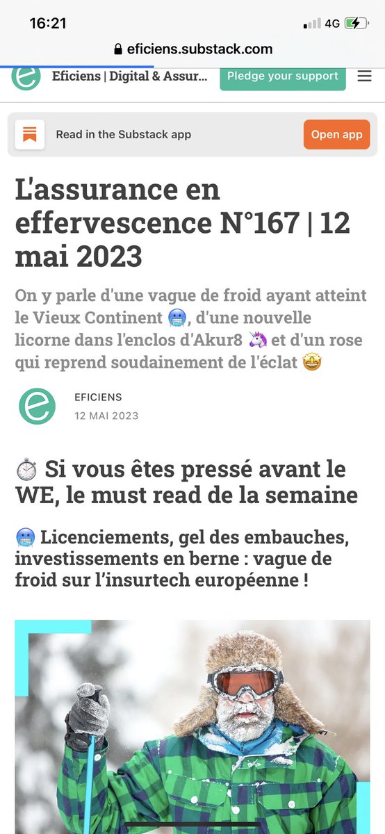 nelbro's tweet photo. ☑️ Les info clés hebdo de l’#Insurtech :
🔹partenariat avec la 🦄 #zego pour #AKUR8
🔹 #AXAClimate s’allie a 2 partenaires pour les écosystèmes marins 🐟💦
🔹💰pour @Novidea_soft en 🇮🇱
🔹💰pour @Barkibu en Espagne 🇪🇸 🐶🐈
🙏@eficiens
https://t.co/PvaICWjnk6 https://t.co/huhg3PwsMx