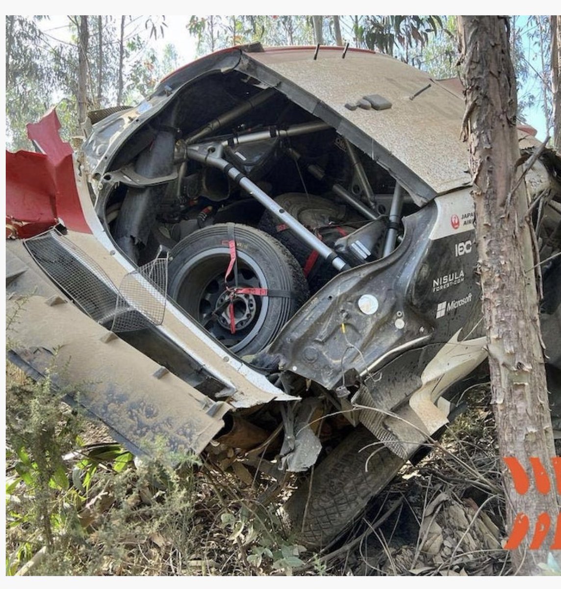 Assusta. Mas o nível de segurança dos Rally1 é incrível. #wrcnasporttv