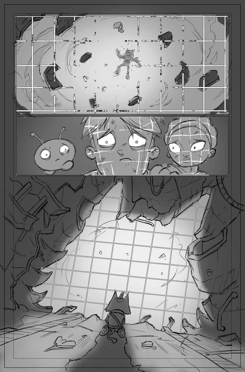 Happy Final Space Friday! 🔥
 Got some work-in-progress pages for the 'previously on' for the graphic novel from @daztibbles 
NEW UPDATE! Read it here: finalspaceends.com/blogs/news/fin…