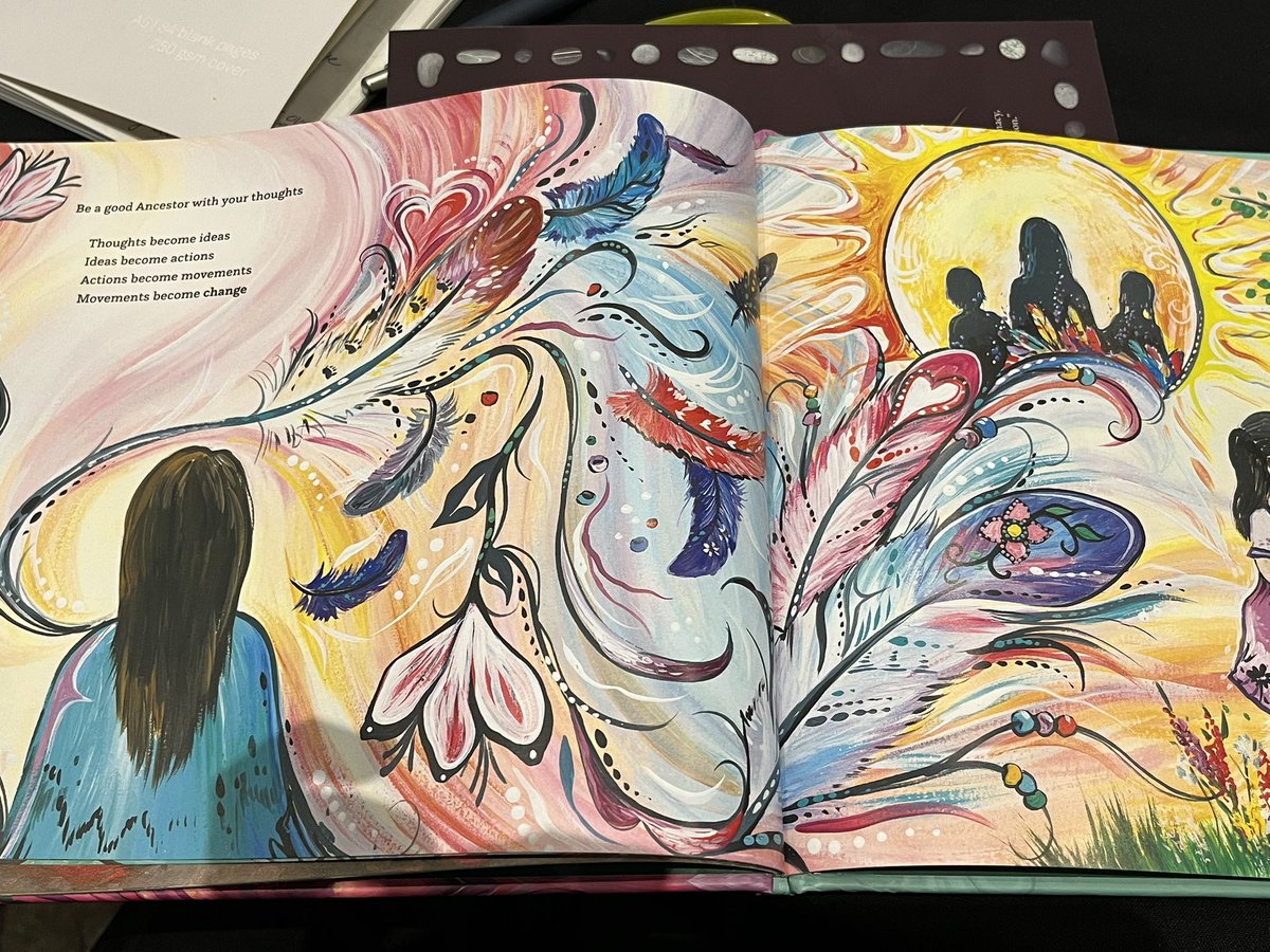 Be A Good Ancestor - the power of story is imperative for our learners and ourselves. Thank you NOIIE2023 for celebrating Leona &amp; Gabrielle Prince as authors and sharing their book with us! #noiie2023 <a href="/SD27_CC/">School District No. 27</a> <a href="/chris24v/">Chris van der Mark</a>