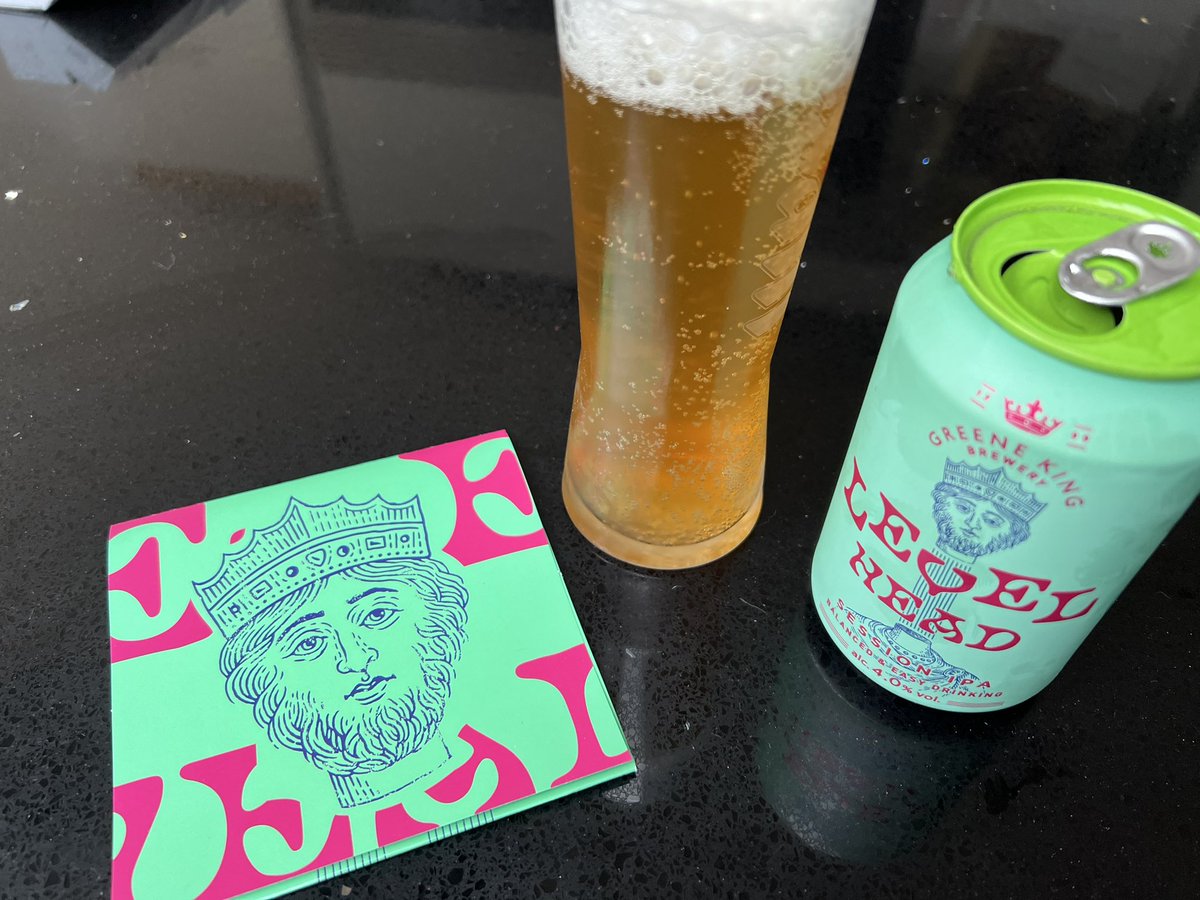 guypbutler's tweet image. Think I've just discovered my new favourite IPA. #LevelHead @GreeneKingIPA 🍺