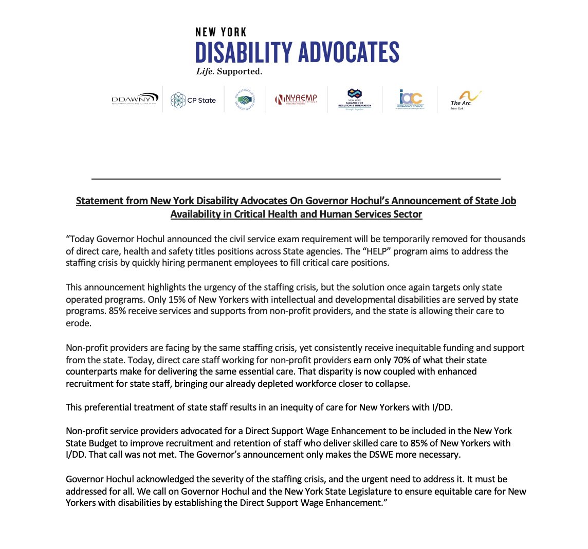 New York Disability Advocates tweet media