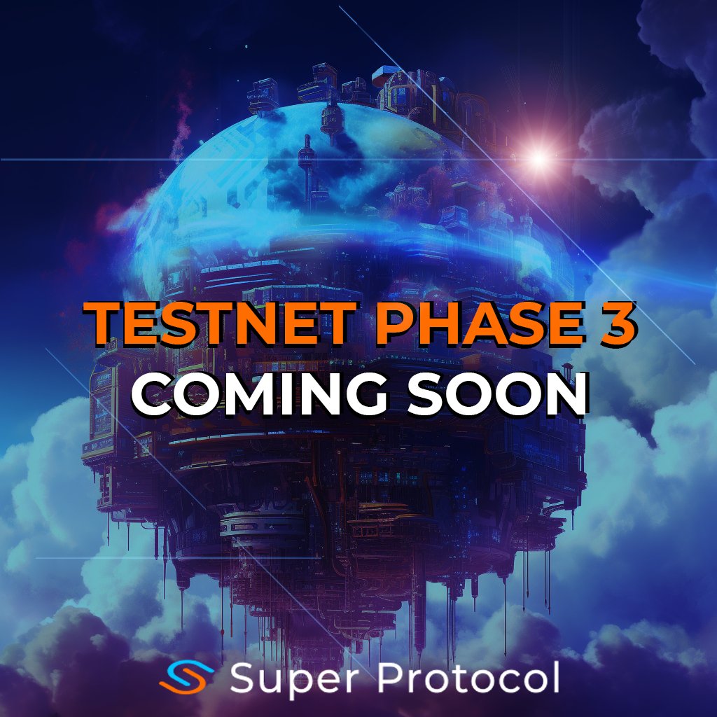 ⚡️ Newsflash, Supers! 

#Testnet Phase 3 is coming in June! 🎉

✨ In the previous release, we were the first ever to add the tunneling network protocol to #confidentialcomputing, enabling the hosting of static websites. 

👁 And now the next step: introducing the hosting of