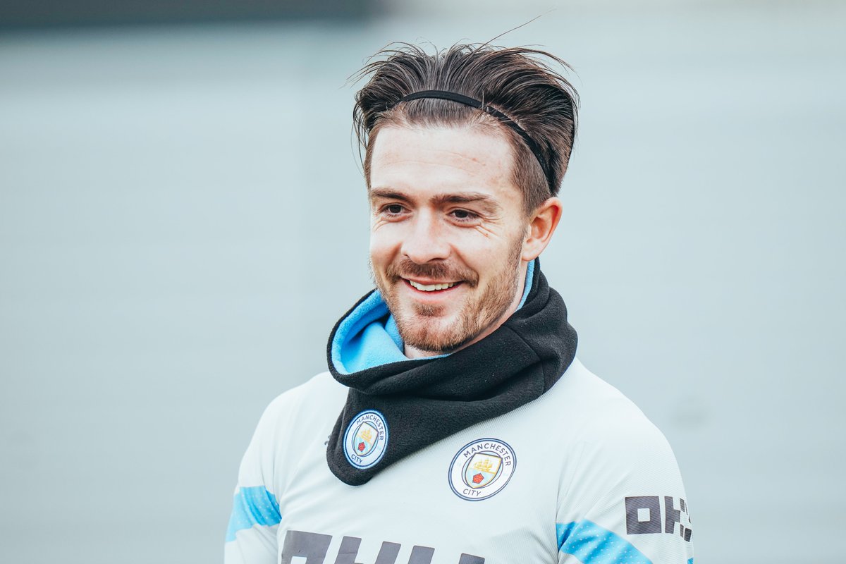 ManCity's tweet photo. In high spirits! 😁 https://t.co/PLQ2xOXPRm