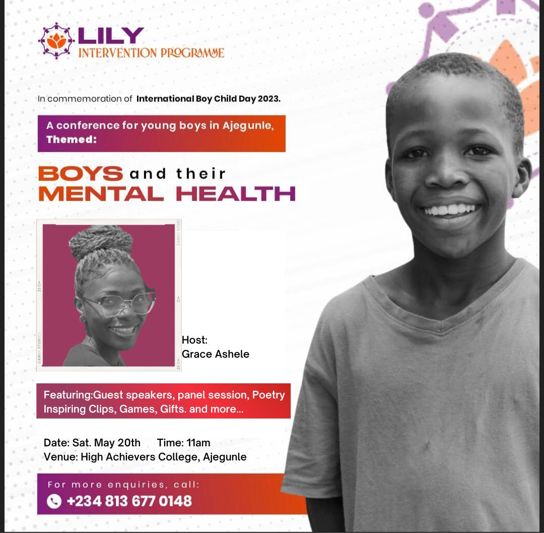 Gearing up for our first ever event focused on boys in Ajegunle. It promises to be wholesome and special for them. We're in need of financial support to make the conference a success. #internationalboychildday #socialwork #BoysLove #boysandtheirmentalhealth