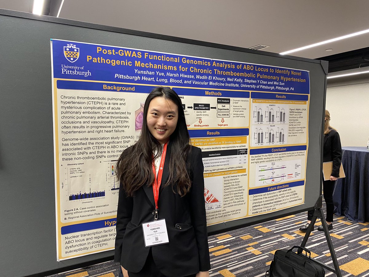 WeiSunMD's tweet photo. Functional genomics team presents at ATVB conference in Boston! https://t.co/gMaDLgkkCD