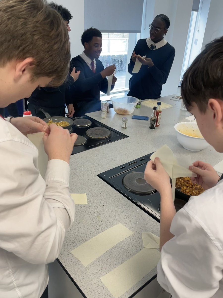 Made samosas with year 12s before lunch and said goodbye to the year 11s after lunch. 🎉 What a day! #morethanaschool