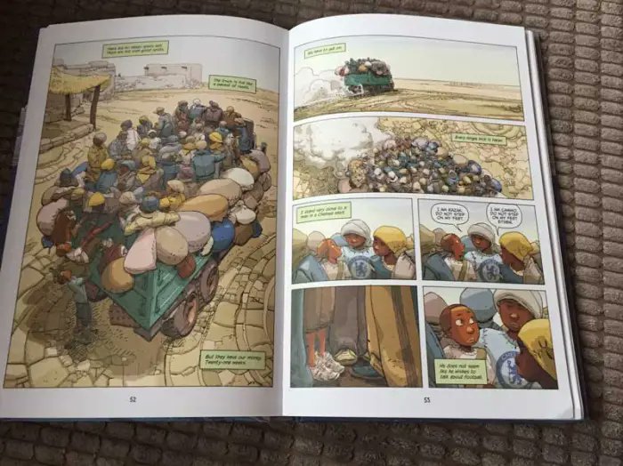 Reading the graphic novel, Illegal, is an enlightening experience for Book Club.