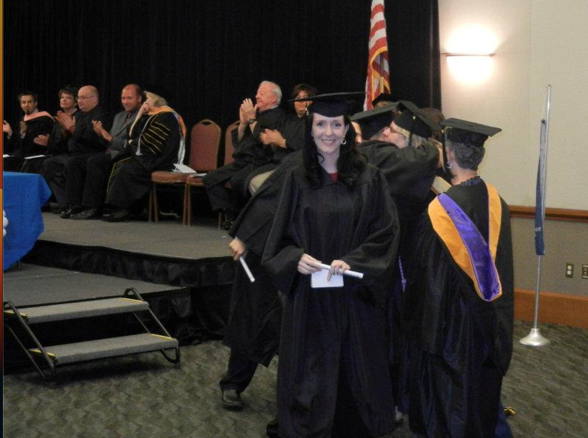 Professor, Liz Ryan, at her BSN graduation! #nursesweek2023