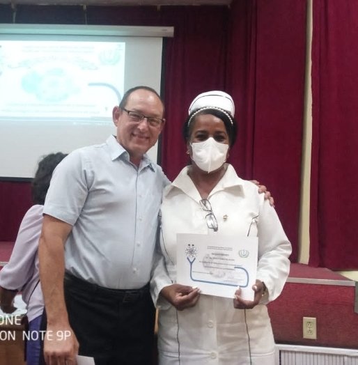 #LatiendoICCCV RECONOCIMIENTO a la Lic.MSc.Teresa Goderich Aveille, por la Obra de la Vida dedicada a la atención de los más necesitados. Nuestras felicitaciones. Eres EJEMPLO DE PROFESIONALIDAD Y CONSAGRACIÓN A TU PROFESIÓN.
            Nuestrasfelicitaciones