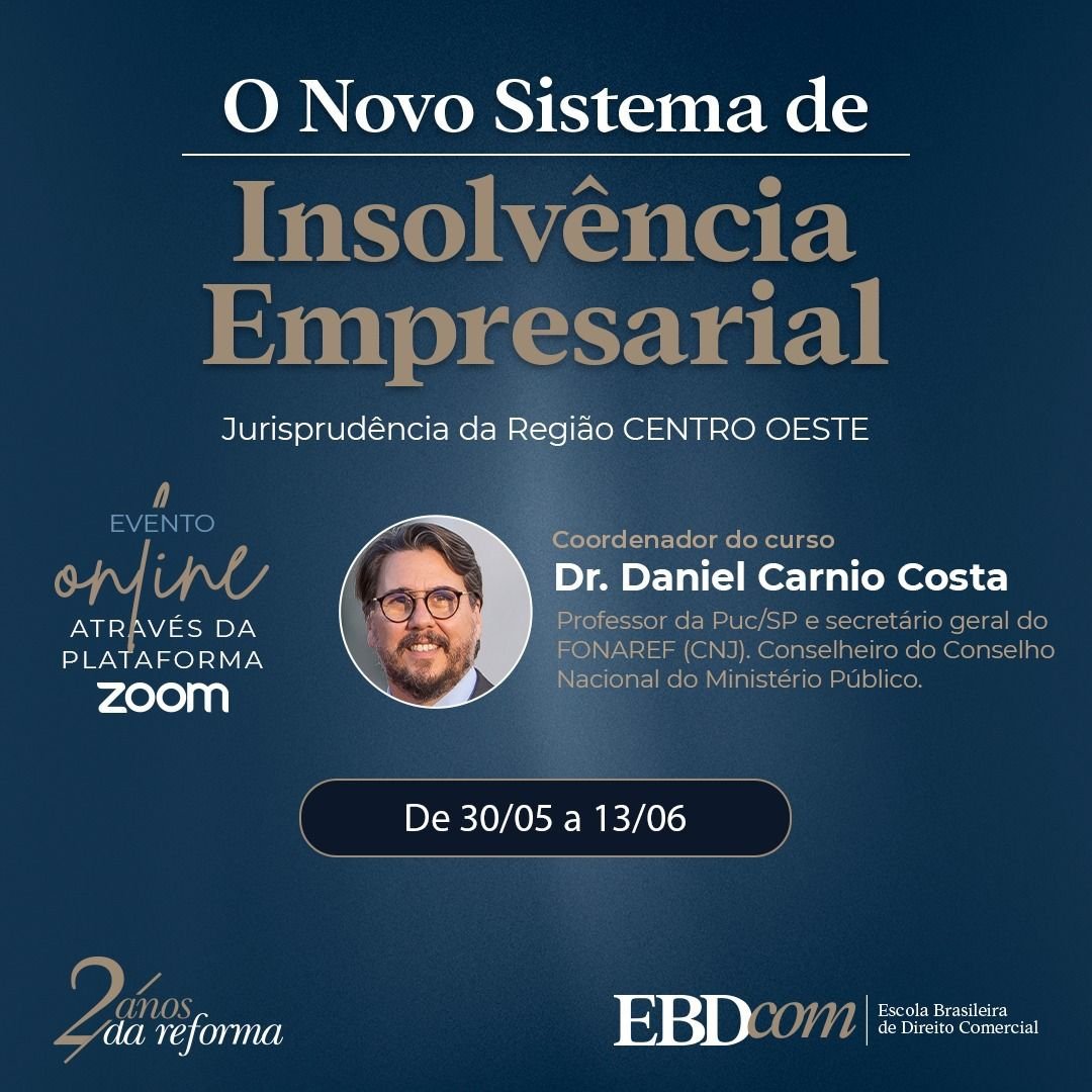 GladstonMamede's tweet photo. Prof. @danielcarnio é um dos maiores especialistas brasileiros em Direito Concursal: https://t.co/jm1oOEpw37