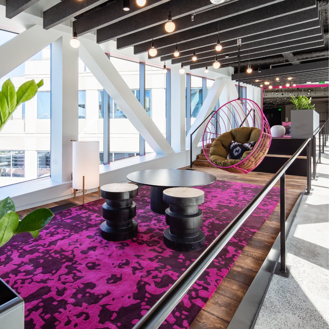 .@businessinsider listed @TMobile’s Bellevue headquarters as one of the “coolest offices in North America” and I agree! What do you think? bit.ly/3Mjr3or 📷: Andersen Construction/Ryan Brien